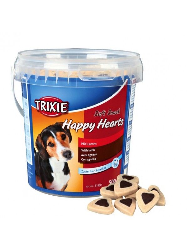 Priboljšek Soft Snack Happy Hearts jagnjetina 500g