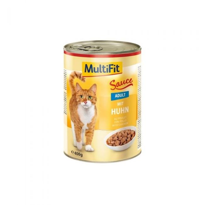 MULTIFIT CAT Adult Piščanec v omaki, 400g