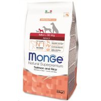 Monge Natural Super Premium: Mini Adult Salmon & Rice