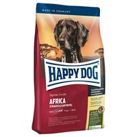 Happy Dog Supreme Africa - Z najboljšim nojevim mesom za izbirčne pse.