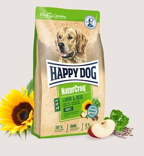 Happy Dog NaturCroq - Jagnje & riž, ZA OBČUTLJIVE PSE