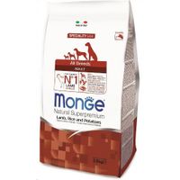 Monge Natural Super Premium: Adult Lamb with Rice & Potatoes - LAHKO PREBAVLJIVA!